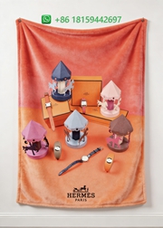 Hermes Throw Blankets